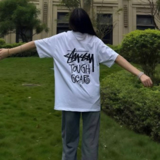 多色可選 Stussy Gear Tee 塗鴉logo 美式復古短T 圓領T恤 休閒寬鬆 男女同款 Stussy 短袖
