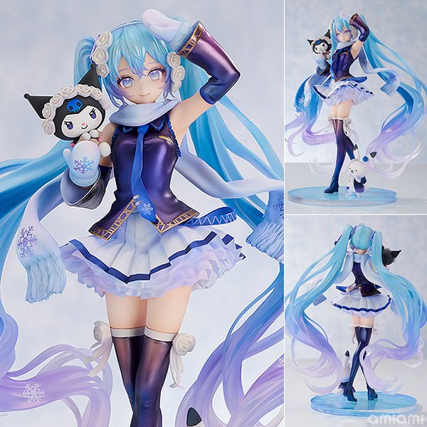宏敢市集 日版 GSC Character Vocal系列01 初音未來 雪未來×酷洛米 1/7 PVC
