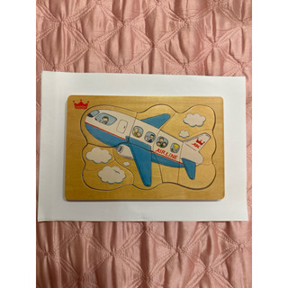 二手 Ed. Inter 飛機拼圖 教具 適合0~3歲小朋友