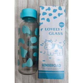 GS MALL 台灣製造 300ml 乳牛輕巧玻璃水杯