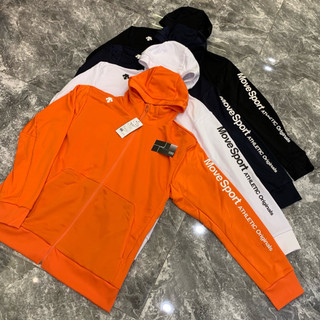 Trend國際精品✨DESCENTE 迪桑特 手臂文字 輕盈運動連帽外套