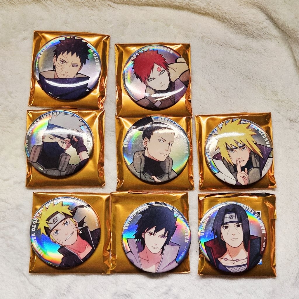 火影忍者 疾風傳 傳奇展 閃亮徽章/閃徽 分售(帶土/卡卡西/鳴人/佐助/鼬/波風湊/鹿丸/我愛羅)