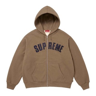 Supreme Arc Thermal Lined ZipUp Hooded 卡其色連帽外套 SUP-556[台灣現貨]