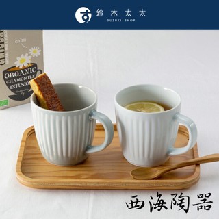 【西海陶器】波佐見燒 花 FUWARI 馬克杯 (2件式)-禮盒組