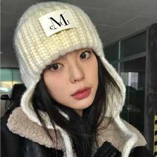 🇰🇷 韓國KKOBA 現貨 Mucent 經典LOGO 士兵帽 針織 毛帽 耳罩帽 遮耳帽 manon 帽子