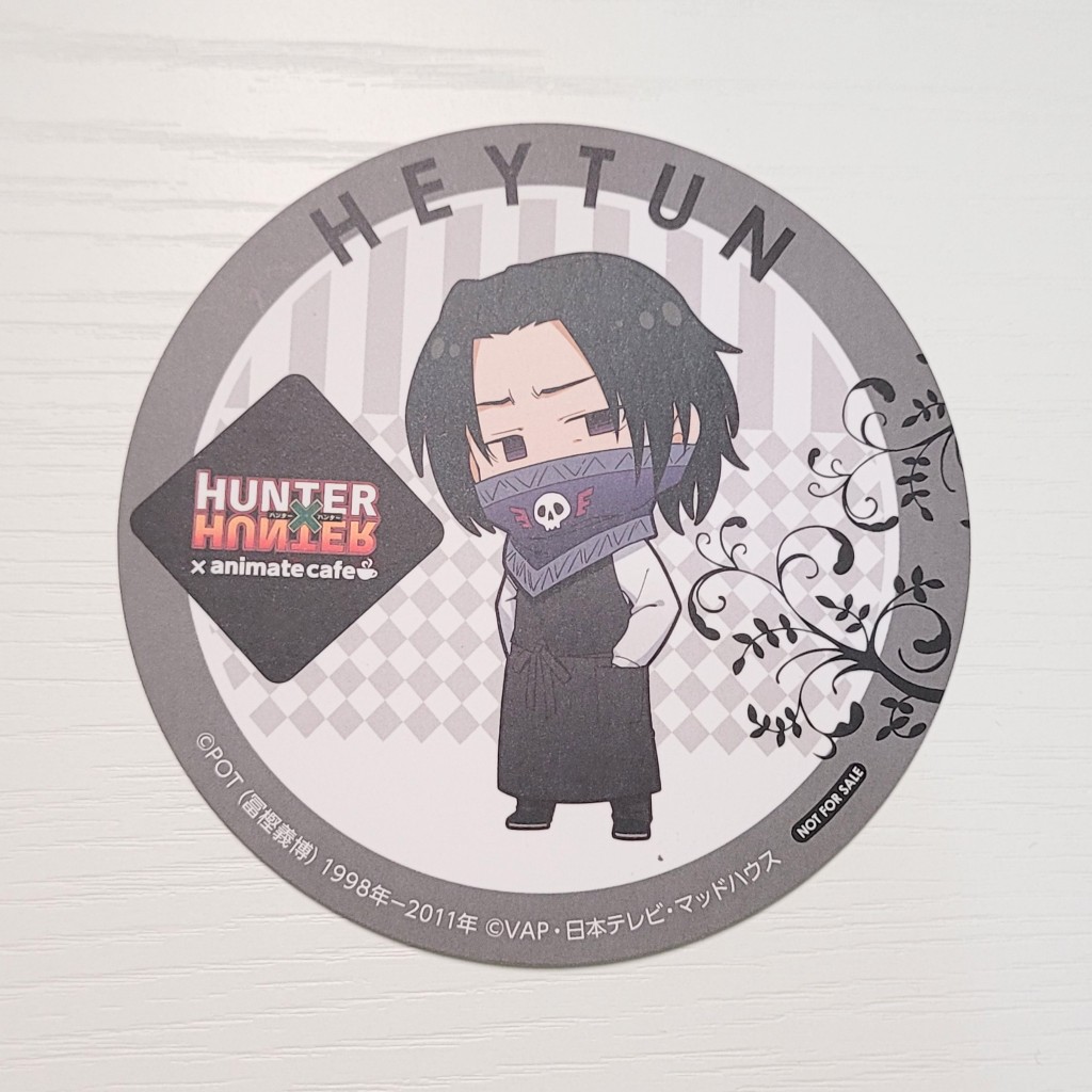 正版現貨🧊 全職獵人／飛坦／安利美特咖啡／杯墊／Animate Cafe／幻影旅團