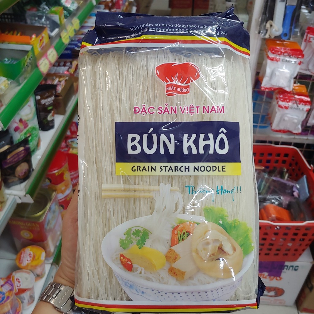 [TOKO INDO AM]NHAT HUONG BUN KHO Grain Starch Noodle 500gr