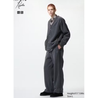 uniqlo needles 聯名 長褲 灰色 L 尺寸