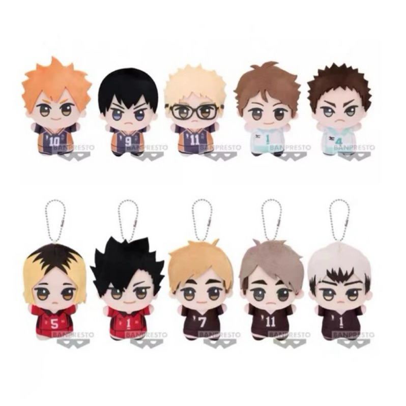 「正版現貨」排球少年！｜全新✨眼鏡廠努努 娃｜日向影山月島 及川岩泉 黑尾研磨宮侑宮治北