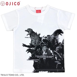 現貨｜ Godzilla 哥吉拉聯名 T恤 日本代購 ojico 官方正版 經典怪獸圖鑑 短袖上衣 純棉材質