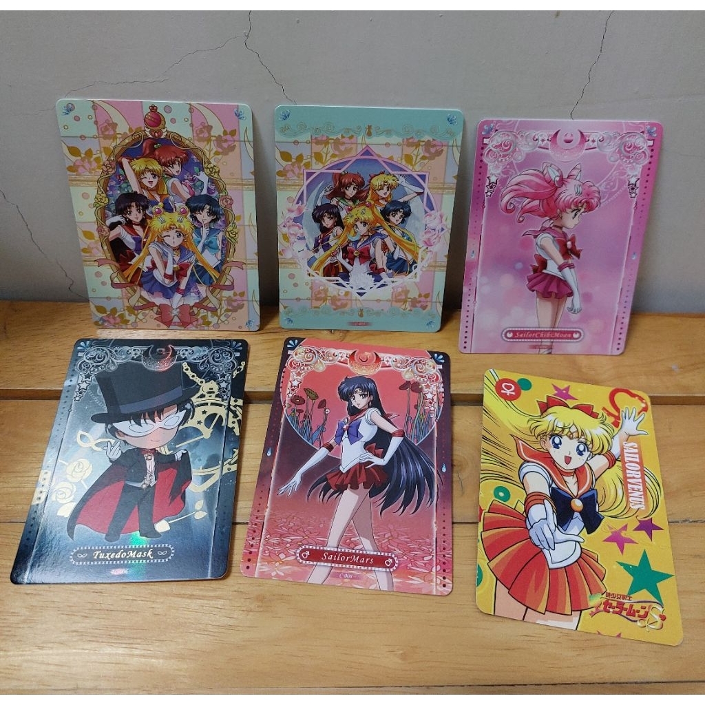 美少女戰士×金星仙子×火星仙子×燕尾服蒙面俠×小小兔×卡牌×收集×6張不拆售×全新