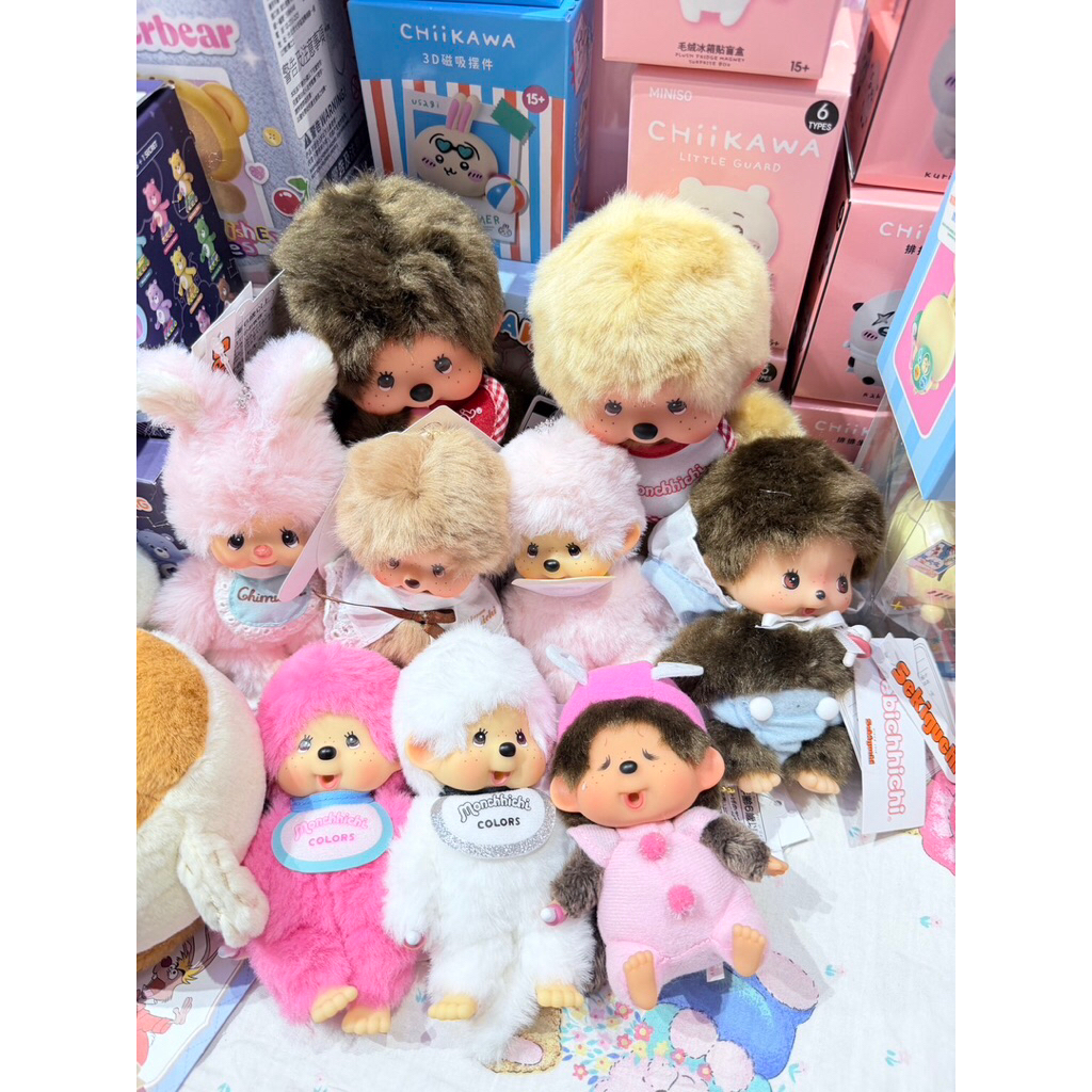 Bunibear. 蒙奇奇 日本 蒙奇奇 披風 黃色 紫色 粉色 咖啡色 【請先聊聊 詢問 】