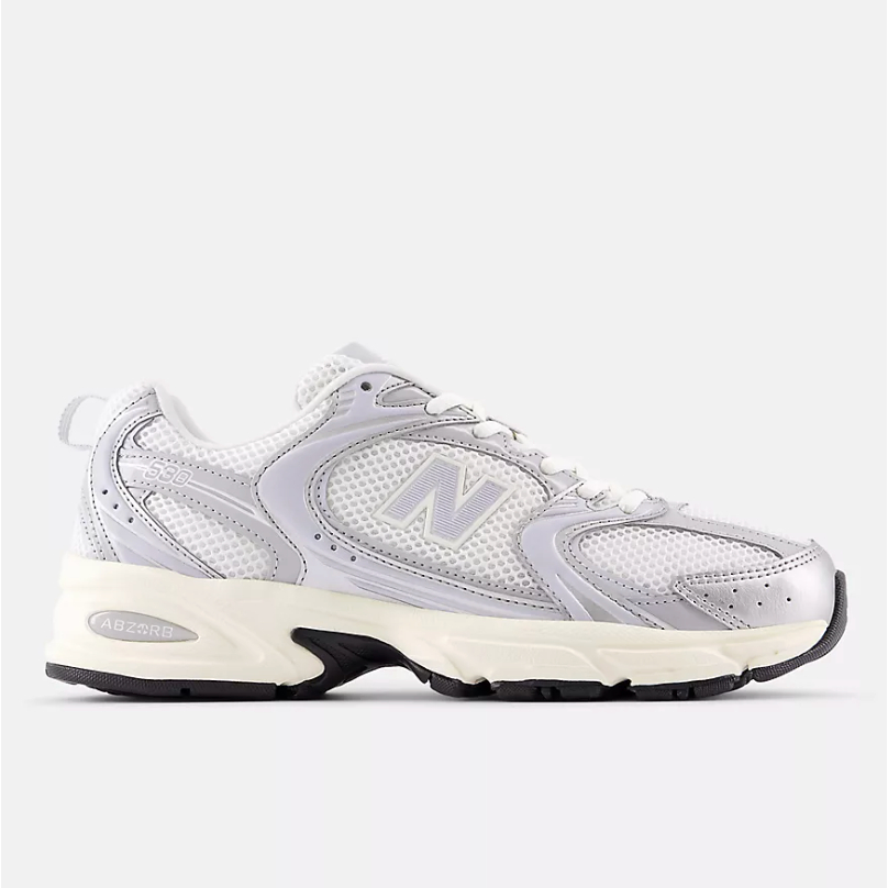 New Balance 530 韓版復古慢跑鞋 老爹鞋 男女款 銀白/奶茶 U530SEA