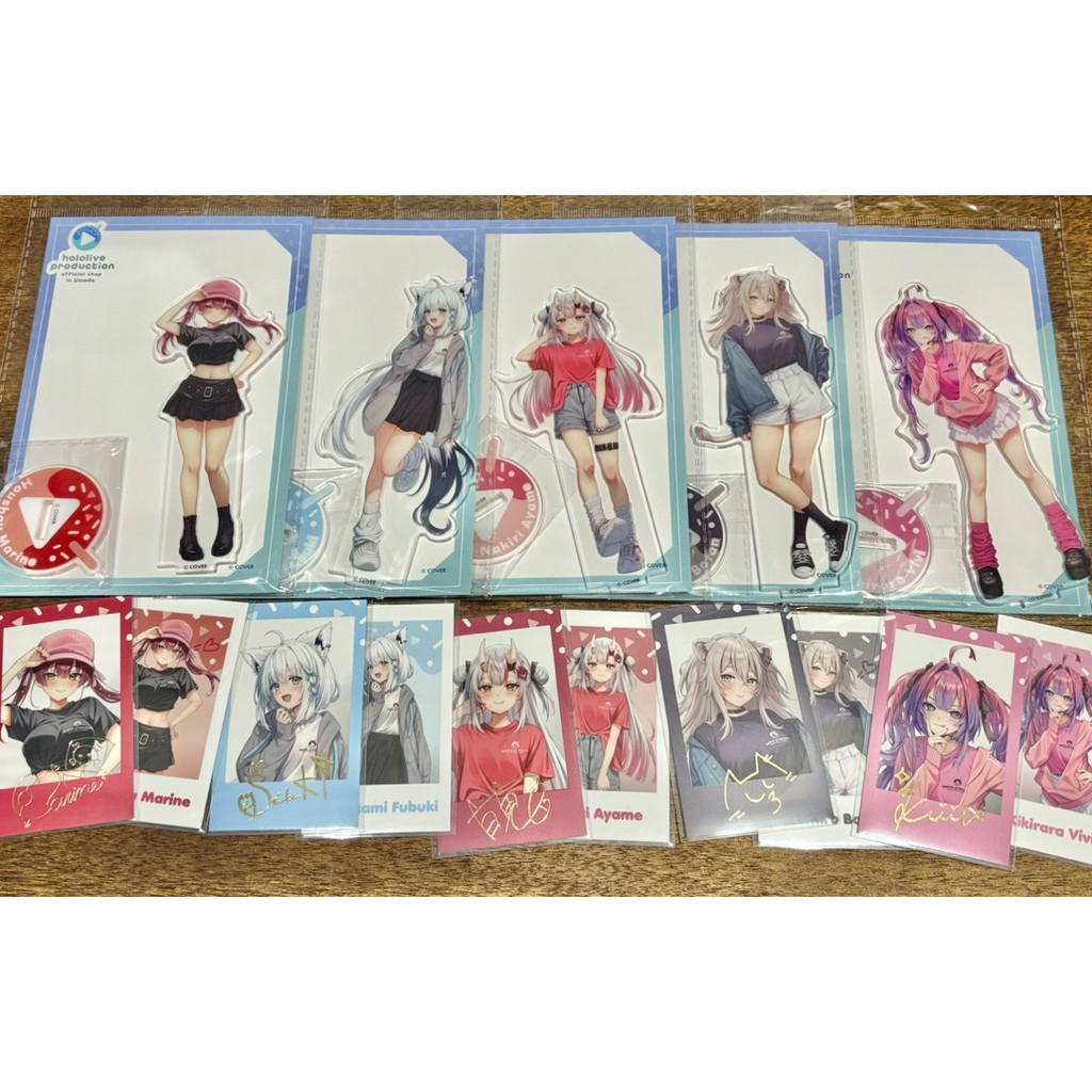【玩具屋台】Hololive｜大阪梅田車站限定立牌 拍立得 白上吹雪 寶鐘瑪琳 百鬼綾目 綺綺羅羅薇薇 獅白牡丹