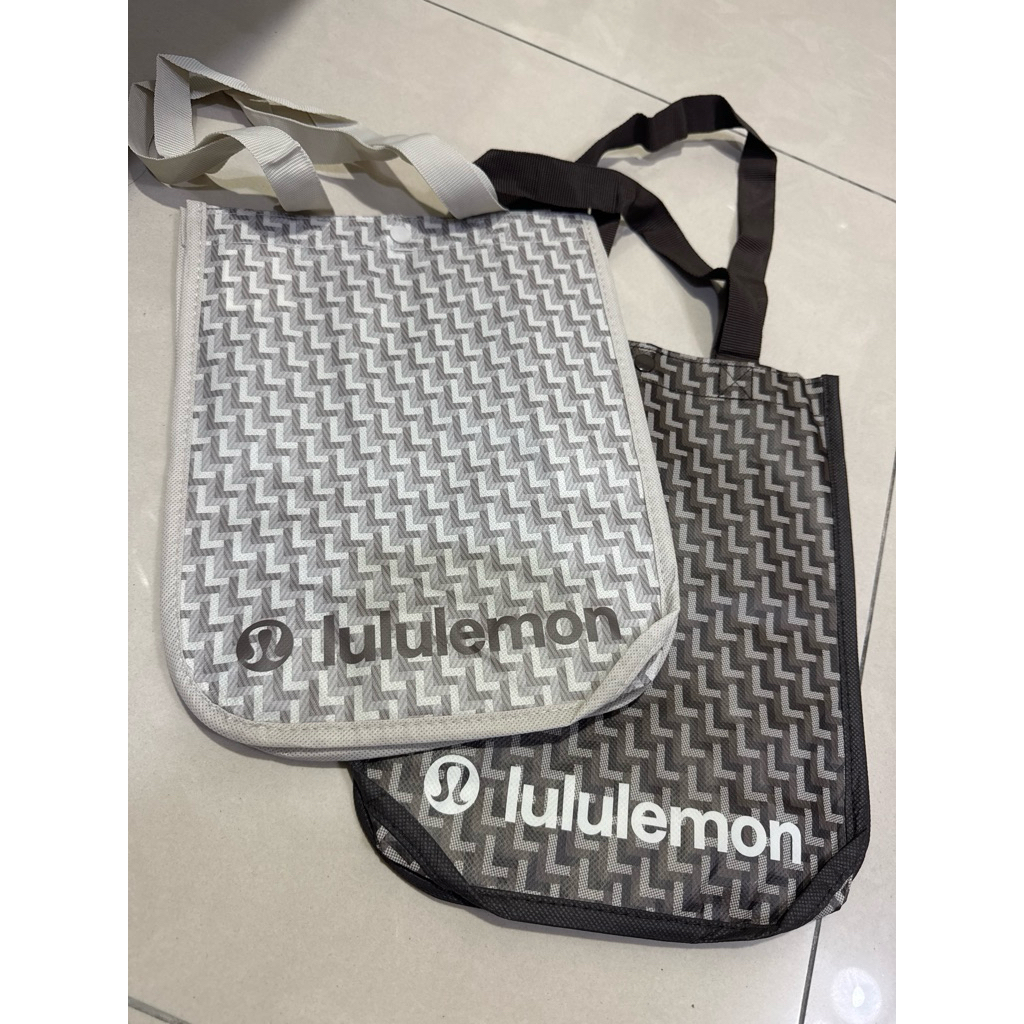 全新 / 僅用一次 lululemon 露露樂蒙 提袋 購物袋 運動袋 現貨 環保袋 包包 可重複使用 收藏 手提 袋