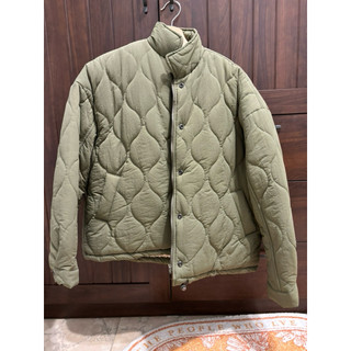 ［二手］正韓LOWELL SEOUL橄欖綠衍縫內鋪暖暖外套