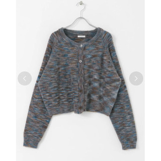 全新轉售 ITEMS URBAN RESEARCH :: 藍灰混色軟糯短版外套 F