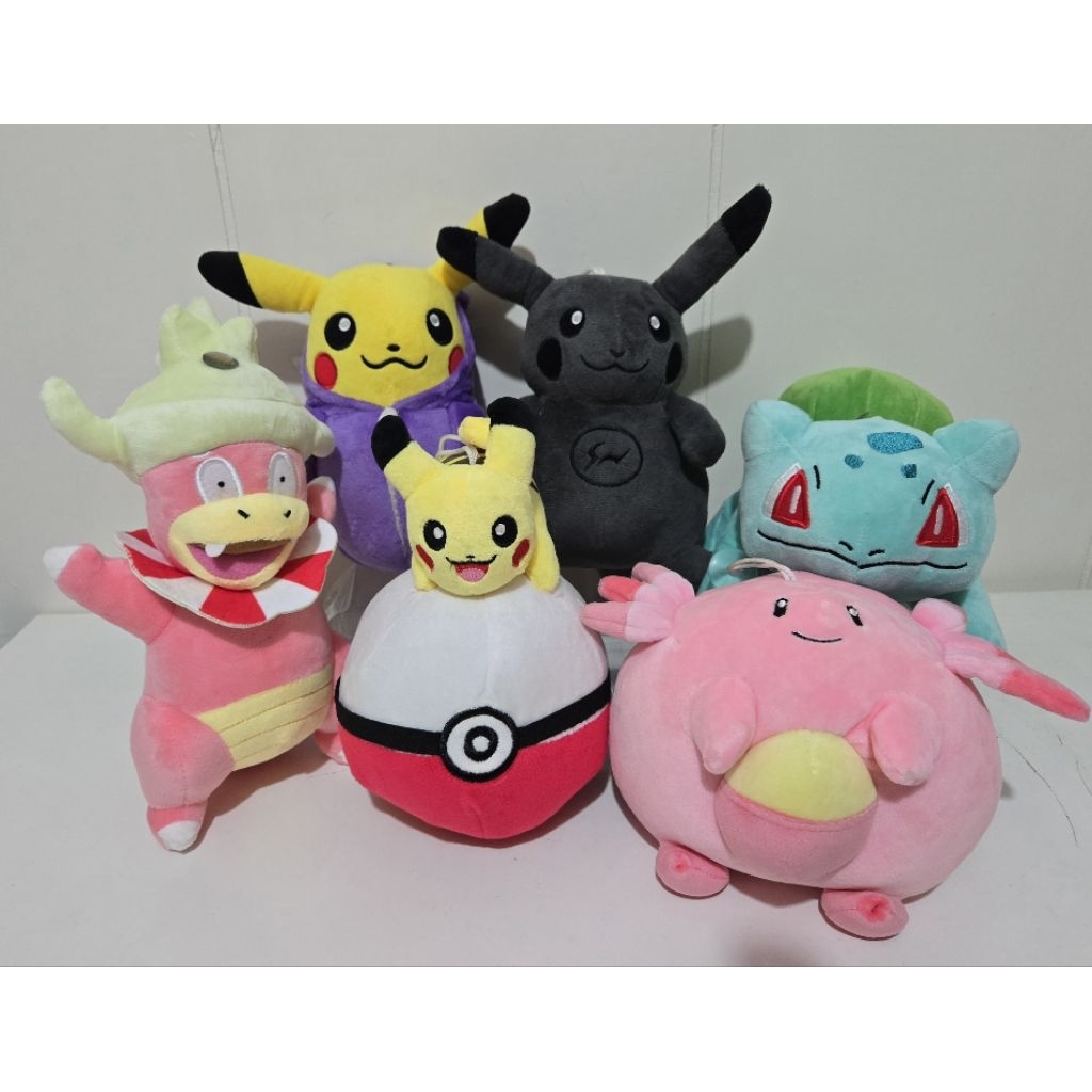 現貨 全新 皮卡丘 呆呆王 妙蛙種子 吉利蛋娃娃 布偶有吊繩*經濟實惠*