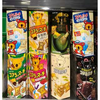 LOTTE樂天 小熊餅37g巧克力 草莓 奶油蛋糕 北海道 牛奶 濃黑巧克力 香濃煉乳 香草可可 宇治抹茶 榛果小麥