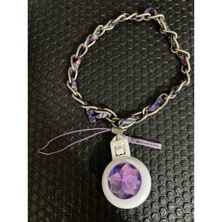 塔麻哥吉 Tamagotchi 4U 萬代正版 吊飾 腕帶 金屬手環 Strap Purple BANDAI 二手稀有
