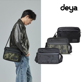 deya cross 經典多層收納環保材質側背包︱ RFID設計出國安心| 年度熱銷款 黑 黑迷彩 綠迷彩