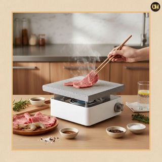 火山石烤盤 烤肉石板 露營 烤肉 野炊 炙燒【侯大叔廚房】