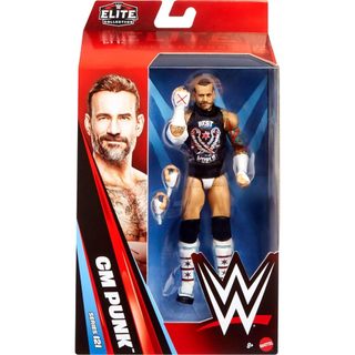 ☆阿Su倉庫☆WWE摔角 CM Punk Elite 121 超人氣巨星龐克精華版人偶附偶衣和配件 新款熱賣中