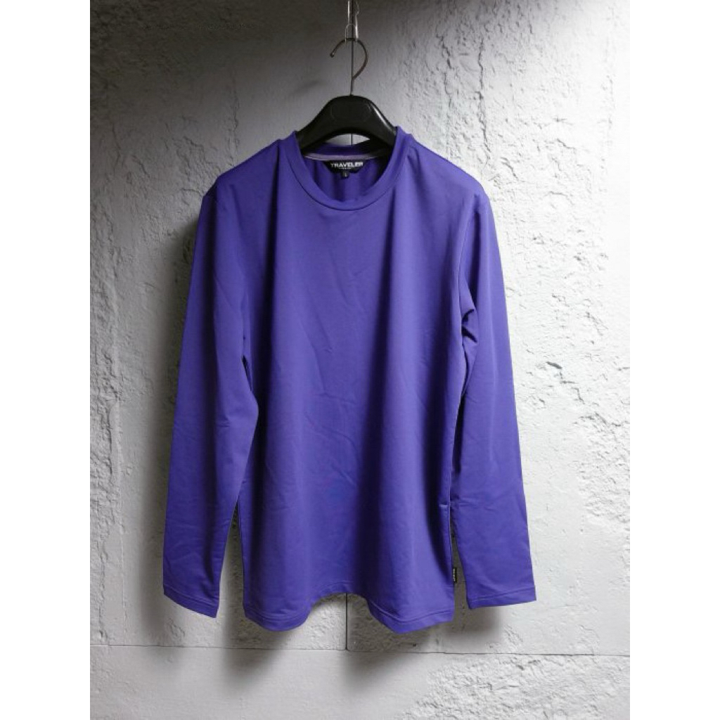 旅行者TRAVELER 藍紫色彈性休閒上衣L