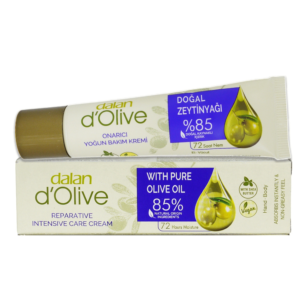 dalan d'Olive 85%橄欖油保濕霜 20ml｜土耳其橄欖油滋養霜｜手足乾裂修護 保濕不黏膩