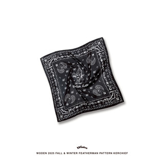 WODEN 2025 Fall & Winter 020 Featherman Pattern Kerchief 方巾