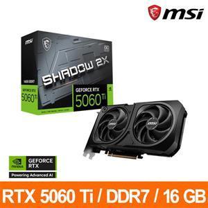(先詢問庫存) 微星MSI RTX 5060 Ti 16G SHADOW 2X OC PLUS顯示卡(台灣本島免運費)