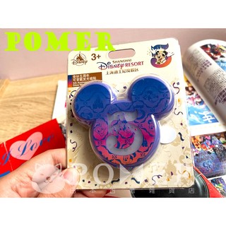 ☆POMER☆上海迪士尼樂園 絕版正品 米奇 奇妙五週年 可穿戴發光磁貼 米奇頭 城堡 發光 發亮 彩色 燈光 燈飾