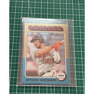 Topps 限量116/699 Anthony Santander 印刷簽 MLB 球員卡 棒球卡 藍鳥隊 金鶯隊
