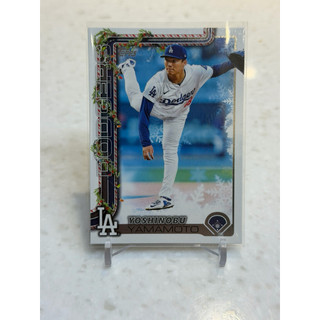 Topps MLB 山本由伸 YOSHINOBU YAMAMOTO/Clayton Kershaw 聖誕 收藏卡 球員卡