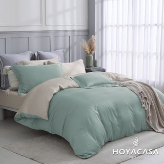 HOYACASA 60支天絲被套床包組｜青森若暮｜法式簡約｜(單人/雙人/加大/特大)