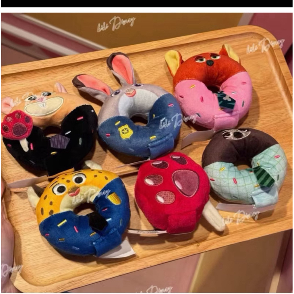 🔥現貨🔥港迪瘋狂動物城2 動物方城市2 甜甜圈🍩髮窟粒 髮圈 尼克朱蒂