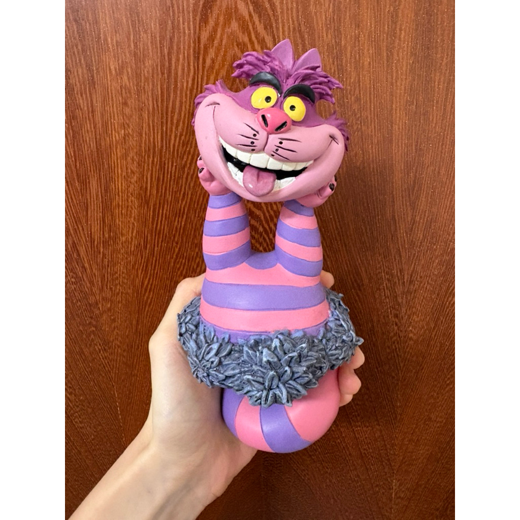 迪士尼 妙妙貓 柴郡貓 擺件