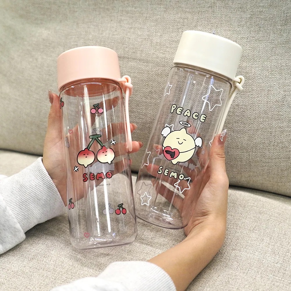 🇰🇷 韓國KKOBA 現貨 Second Morning 天使 櫻桃檸檬 吸管杯 水壺 吸管蓋 冷水杯 740ml 杯子