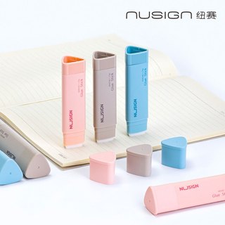 【Nusign紐賽】三角形口紅膠/混色出貨/21g(ENS142)
