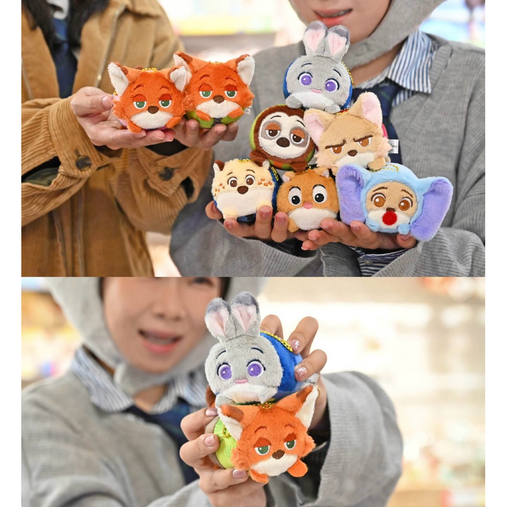 台灣現貨商檢合格（3吋）正版授權迪士尼皮克斯 動物方城市趴姿系列玩偶 吊飾 茱蒂 尼克 豹警官 快俠交換禮物娃娃禮物