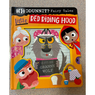 （二手）True Crime Fairy Tales Little Red Riding Hood 硬頁書 操作書