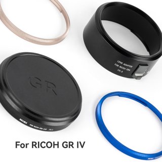 耐司NISI RICOH GR4 GR IV套筒 / 裝飾環鏡頭蓋套裝