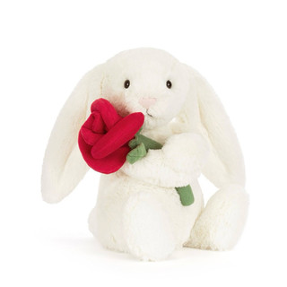 🇬🇧英國正品Jellycat 情人節玫瑰奶油兔Cream Bunny with Rose