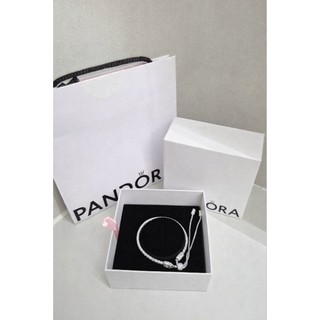 PANDORA 潘朵拉 滑扣粒紋手鍊 可議價
