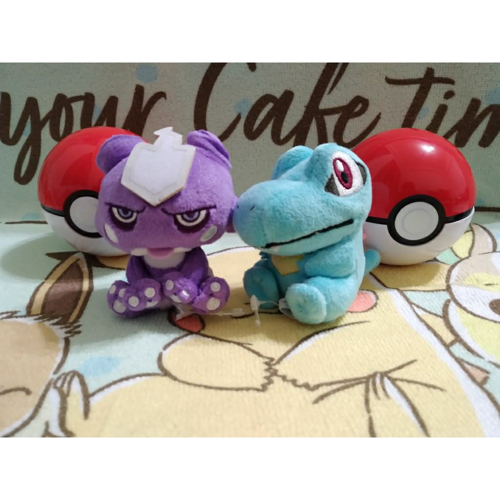 日版 寶可夢中心限定盲抽娃娃 寶貝球盲娃 毒電嬰 小鋸鱷娃娃
