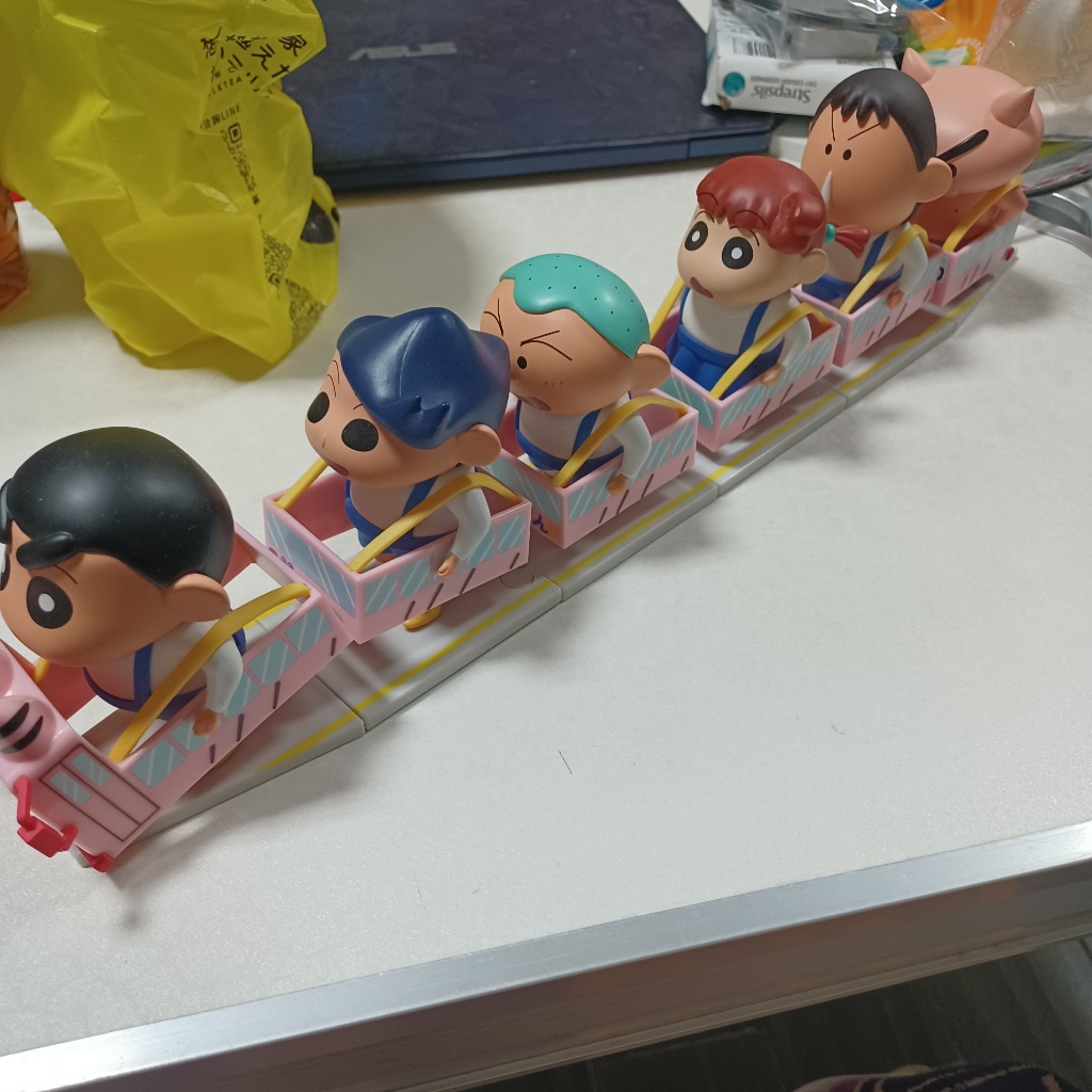 蠟筆小新 春日部列車 春日部車車 全家 小新車車 盲盒 春日部防衛隊 公仔 正版 拆擺公仔