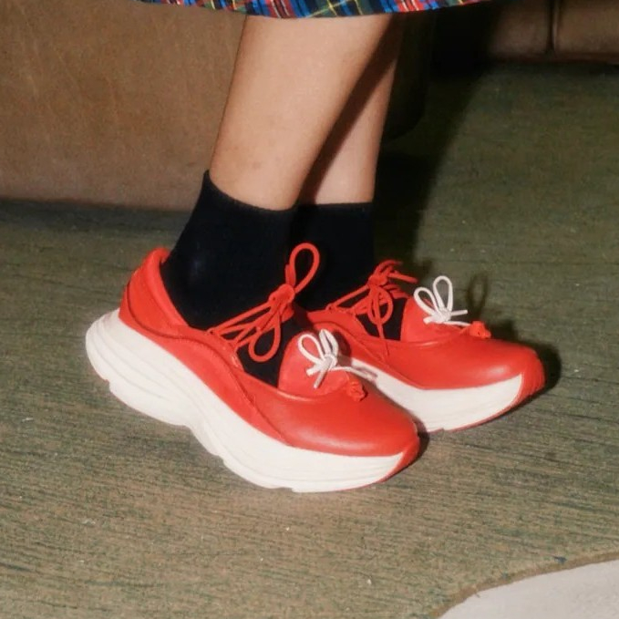 【Focus Store】Hoka One One Bondi Mary Jane 紅 粉 瑪莉珍 休閒鞋 女鞋