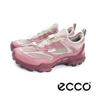 ecco(女)BIOM健步C蹤跡系列女士運動戶外鞋 女鞋-粉