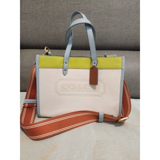 Coach 專櫃款全真皮Field tote 30托特包