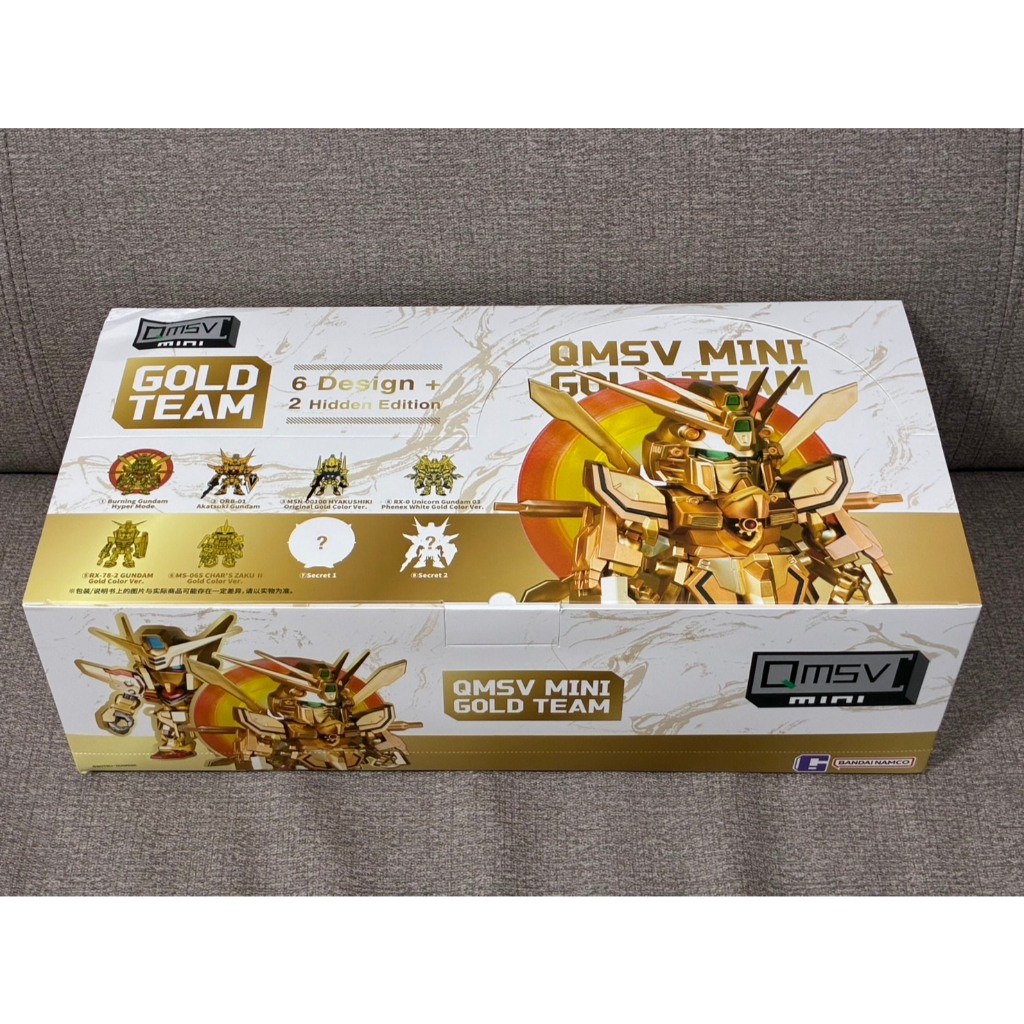 鋼彈 QMSV【現貨】 1號 神鋼彈 金色 2號 ORB 曉鋼彈 5號 初鋼彈 神威 RX78 盲盒 盒玩 迷你鋼彈